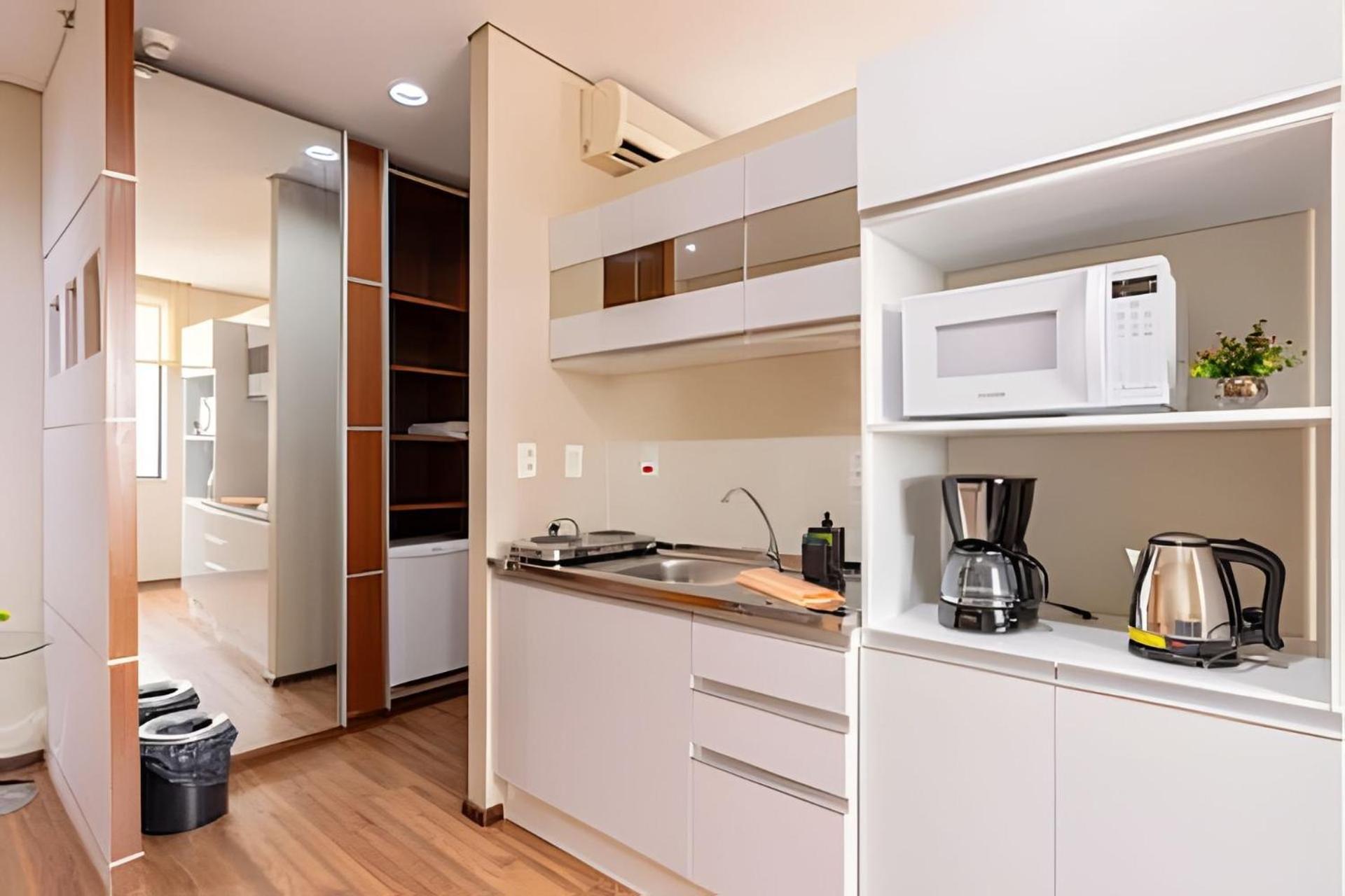 Flat Confortavel Com Cozinha, E Piscina Apartment *