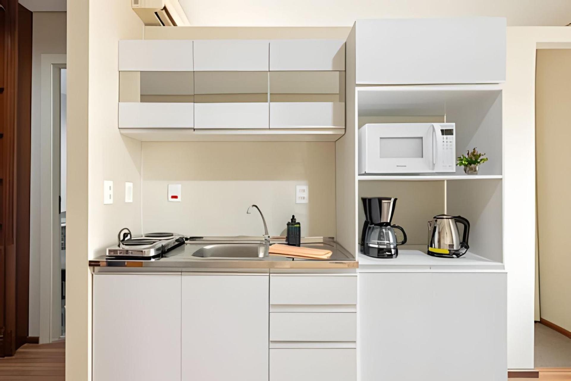 Apartment Flat Confortavel Com Cozinha, E Piscina *