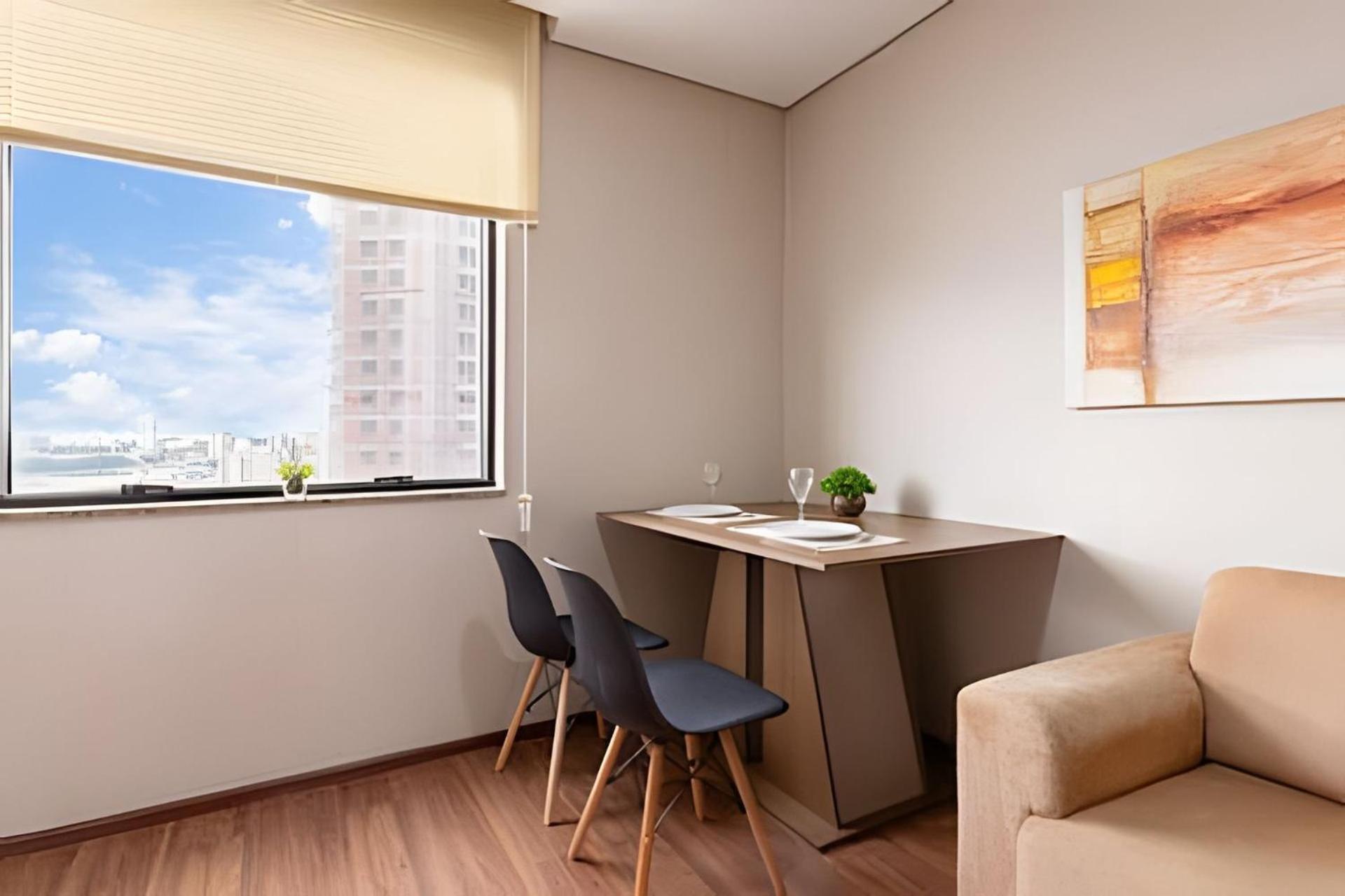 Apartment Flat Confortavel Com Cozinha, E Piscina *