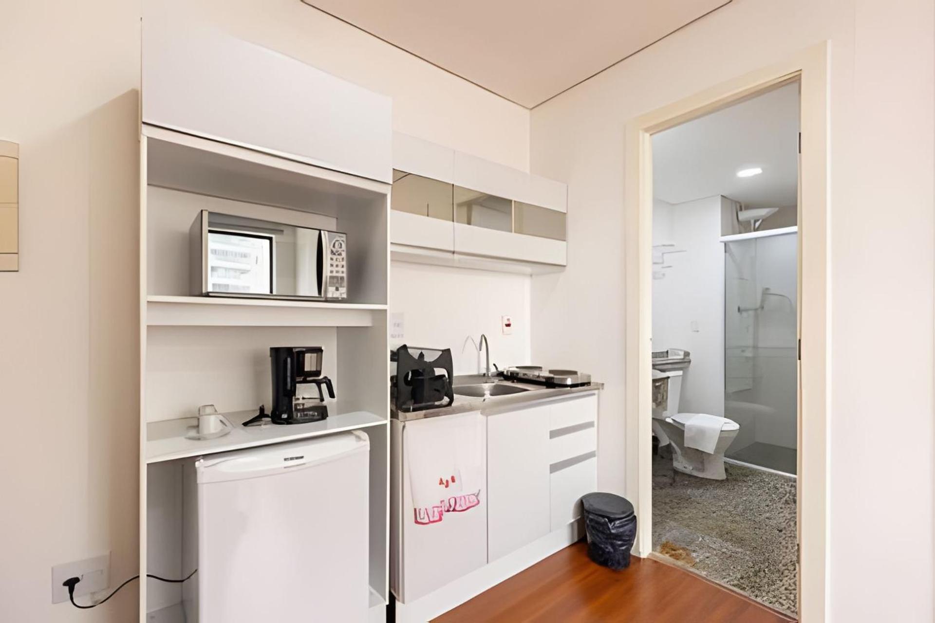 Apartment Flat Confortavel Com Cozinha, E Piscina