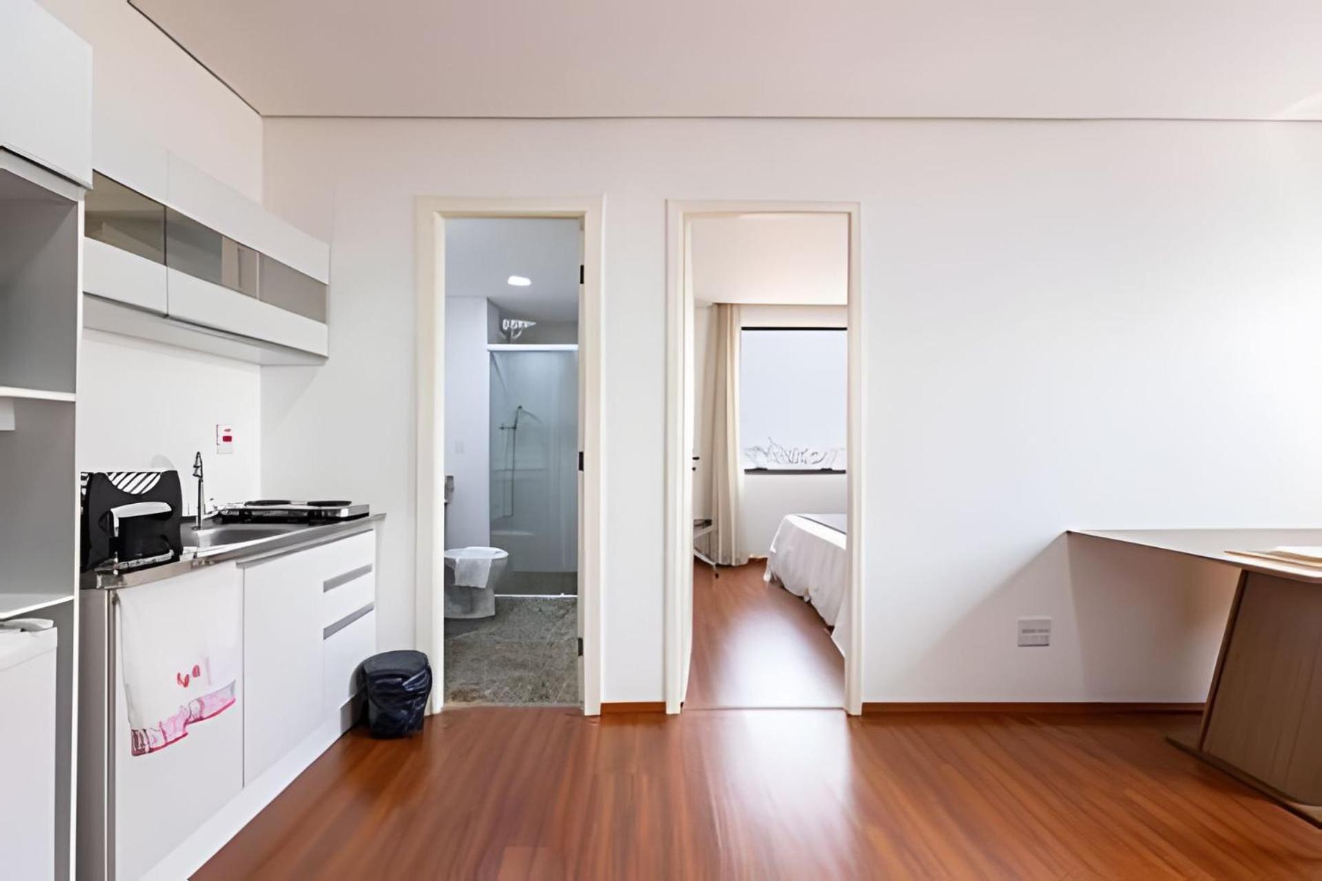 Flat Confortavel Com Cozinha, E Piscina