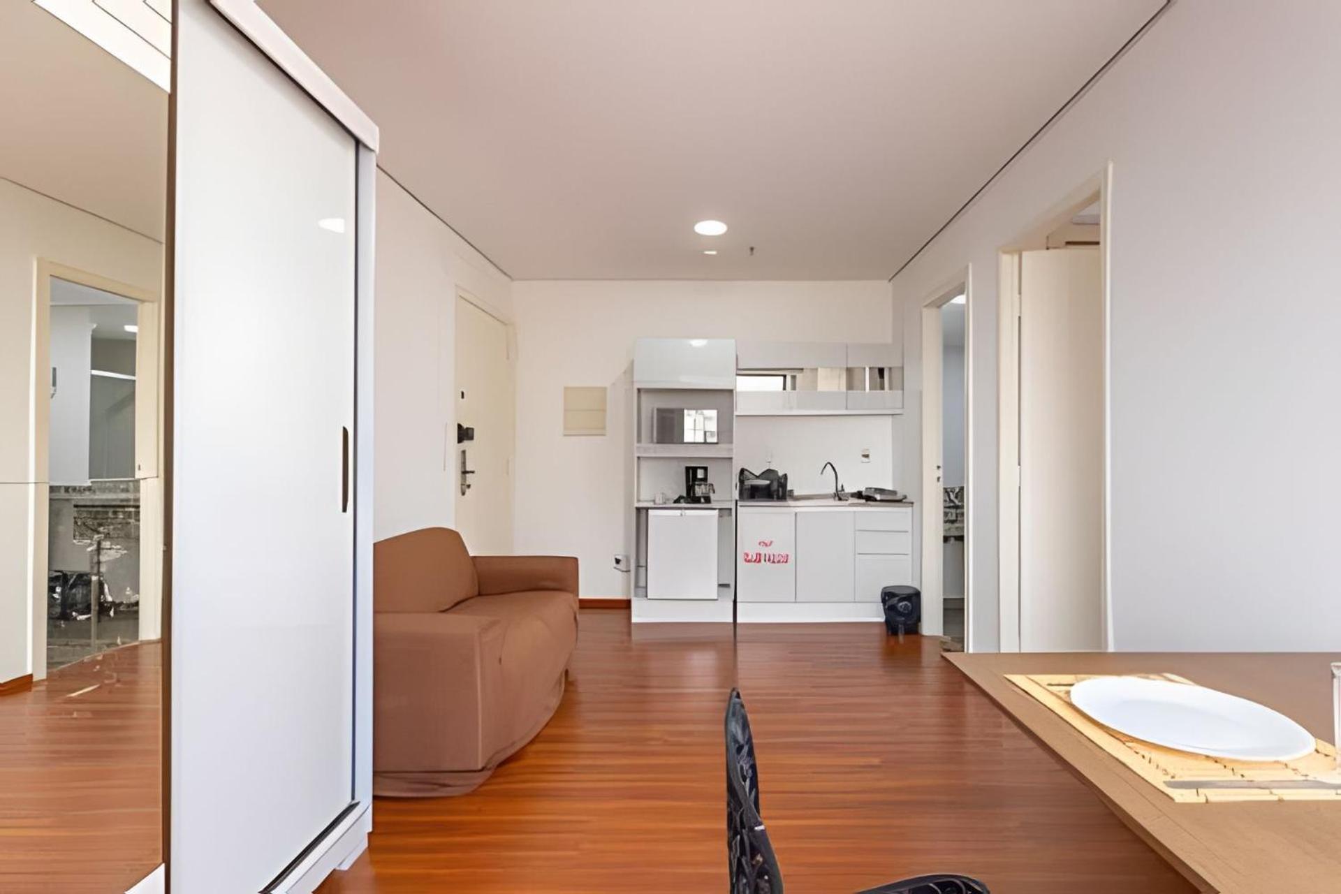Apartment Flat Confortavel Com Cozinha, E Piscina